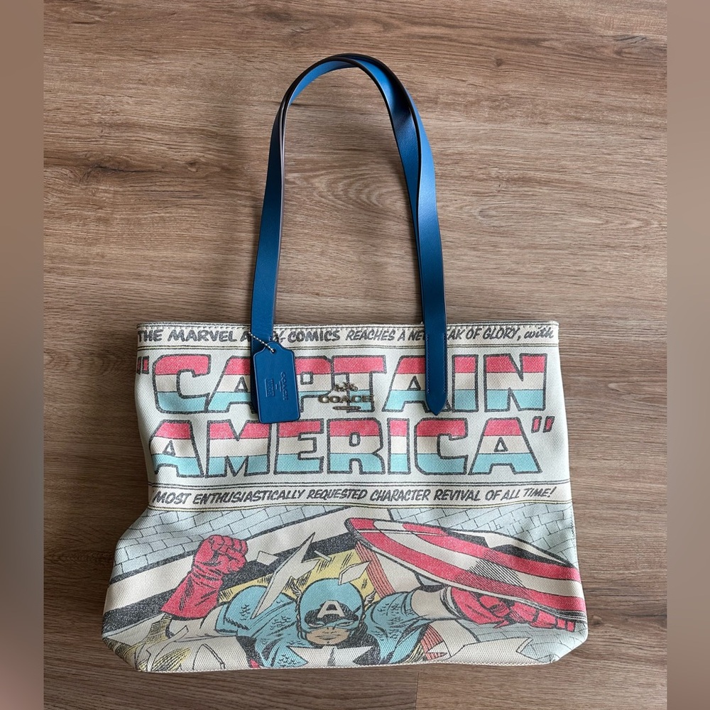 Coach Captain America. bag.